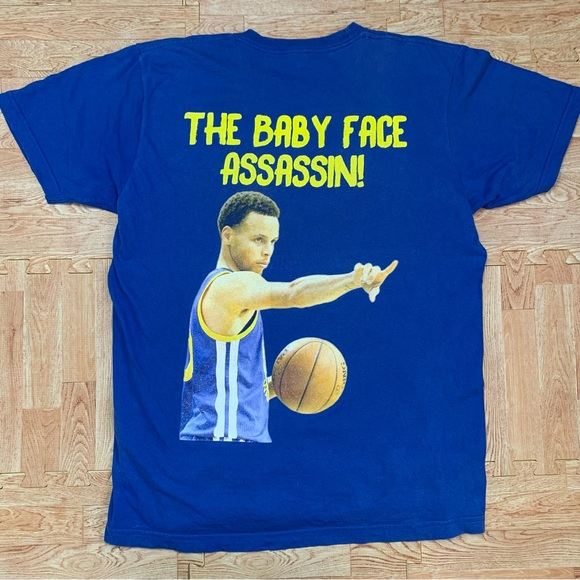Wu-Tang x Golden State Warriors Shirt Large Steph Curry Parking Lot Tee GSW RARE - Picture 5 of 14